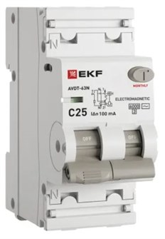 Автомат дифференциальный EKF D63N26M25C100 150477