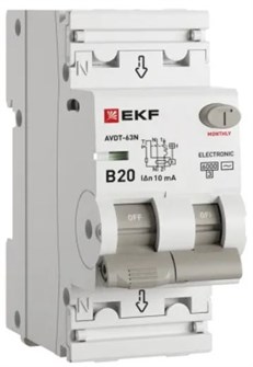 Автомат дифференциальный EKF D63N26E20B10 150478