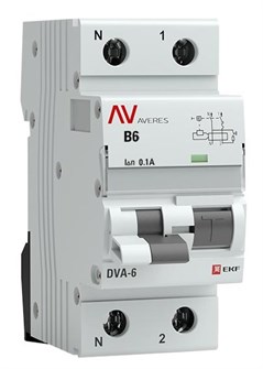 Автомат дифференциальный EKF rcbo6-1pn-6B-100-ac-av 150710
