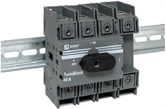 Рубильник  EKF tb-40-4p-f 150993
