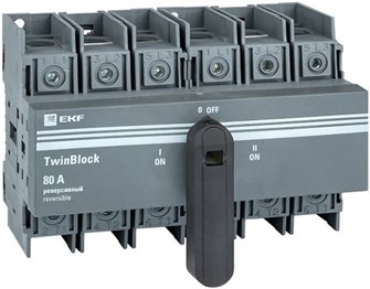 Рубильник  EKF tb-s-80-3p-rev 151024