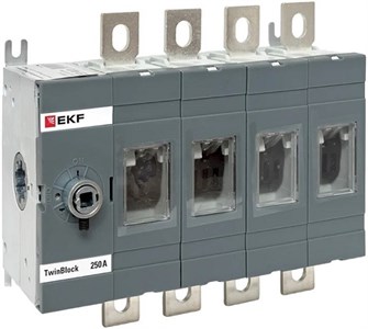Рубильник  EKF tb-s-250-4p 151080
