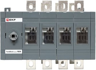 Рубильник  EKF tb-s-160-4p-rev 151129