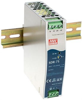 Преобразователь AC-DC сетевой Mean Well SDR-75-24 151194