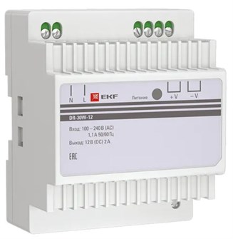 Блок питания  EKF dr-30w-12 151206