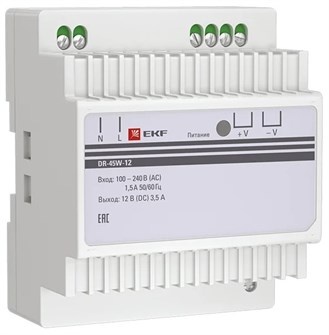 Блок питания  EKF dr-45w-12 151277