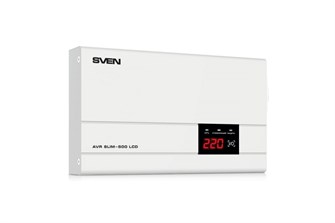 Стабилизатор  Sven AVR SLIM-500 LCD 151416
