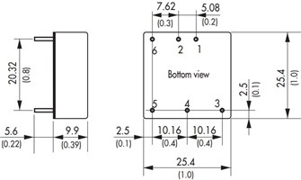 Преобразователь DC-DC модульный TRACO POWER THN 15-2411 151520