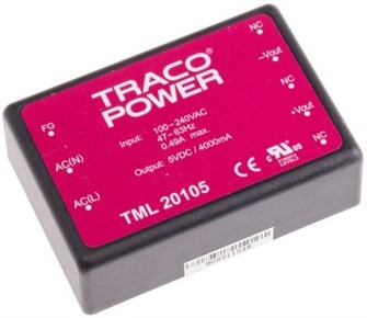 Преобразователь AC-DC сетевой TRACO POWER TML 20105 151534