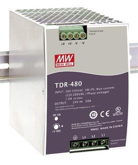 Преобразователь AC-DC сетевой Mean Well TDR-480-24 151635