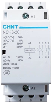 Контактор модульный CHINT 256087 151962