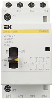 Контактор модульный IEK MKK12-20-40 151993