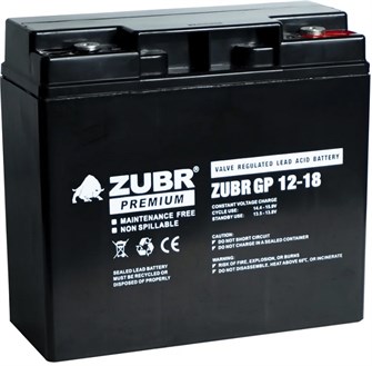 Батарея  ZUBR GP12-18NPP(ZUBR) 100666