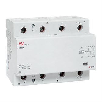 Контактор модульный EKF km-av-6-80-40-230V 152291