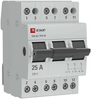 Переключатель трехпозиционный EKF TPS325 152450