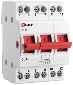 Переключатель трехпозиционный EKF TPS363 152460