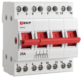 Переключатель трехпозиционный EKF TPS425 152464