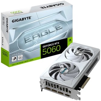 Видеокарта GIGABYTE GeForce RTX 5060 EAGLE OC ICE (GV-N5060EAGLEOC ICE-8GD) 104585