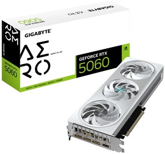 Видеокарта GIGABYTE GeForce RTX 5060 AERO OC (GV-N5060AERO OC-8GD) 104590