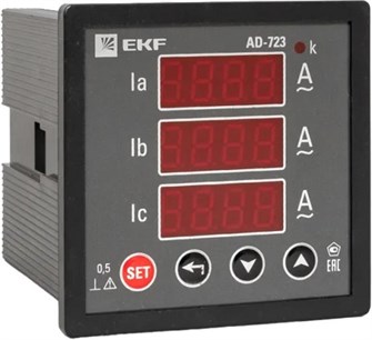 Амперметр  EKF ad-723 152782