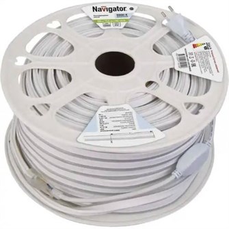 Лента светодиодная  Navigator NLS-2835СW92-9-IP67-220V-NEONLED 153743