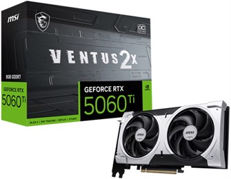 Видеокарта MSI GeForce RTX 5060 Ti VENTUS 2X OC PLUS (RTX 5060 Ti 8G VENTUS 2X OC PLUS) 104648