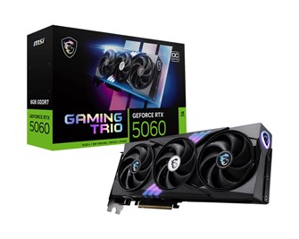 Видеокарта MSI GeForce RTX 5060 GAMING TRIO OC (RTX 5060 8G GAMING TRIO OC) 104653