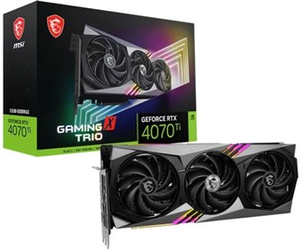 Видеокарта MSI GeForce RTX 4070 Ti GAMING X TRIO (RTX 4070 Ti GAMING X TRIO 12G) 104668