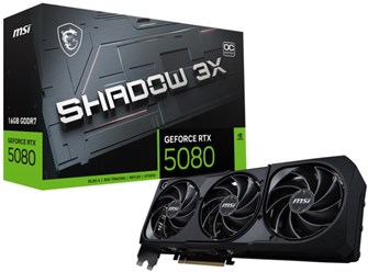 Видеокарта MSI GeForce RTX 5080 SHADOW 3X OC (RTX 5080 16G SHADOW 3X OC) 104672