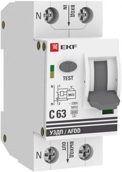 Устройство защиты от дугового пробоя  EKF afdd-2-63C-pro 154865