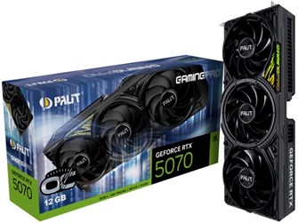 Видеокарта Palit GeForce RTX 5070 GAMINGPRO OC (NE75070T19K9-GB2050A) 104696