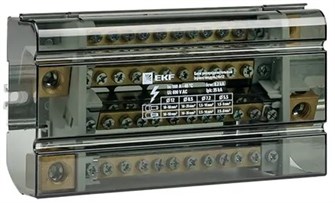 Блок распределительный  EKF db-160-4x12 155977