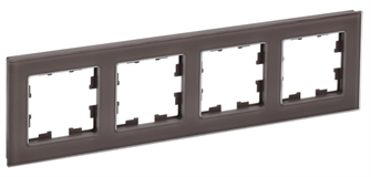 Рамка четверная  IEK BR-M42-G-K45 156769