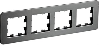 Рамка четверная  IEK BR-M42-M-01-K48 156781