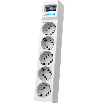 Сетевой фильтр  ZIS Pilot SG 5м 157287