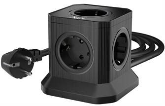 Сетевой фильтр  AGNI TP-VE4U5E-2m-black 157326