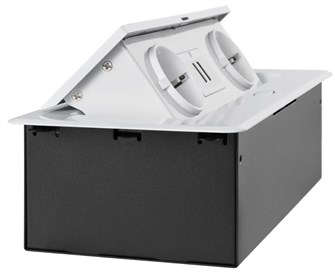 Блок розеток  Cactus CS-SOCKET-EU/USBA-WH 157396