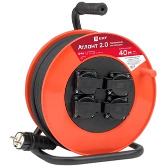 Удлинитель на катушке EKF UKA02-16-315-4-40-IP44 157615