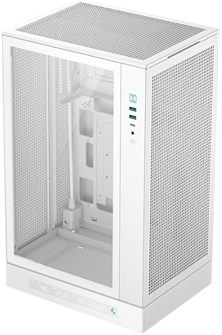 Корпус mATX Deepcool CH270 DIGITAL WH 105242
