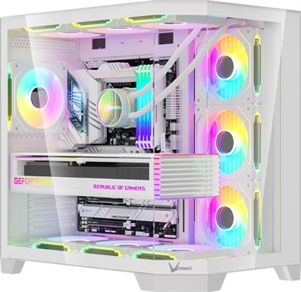 Корпус ATX Formula V Crystal Z6 Floe White 105687