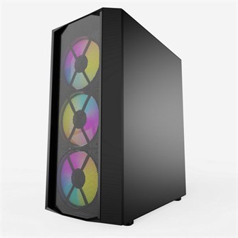 Корпус ATX Powercase Rhombus X3 Mesh LED 105931