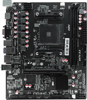 Материнская плата mATX CBR A320 107166