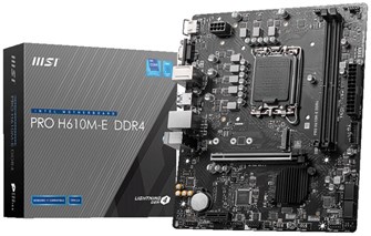 Материнская плата mATX MSI PRO H610M-E DDR4 107445