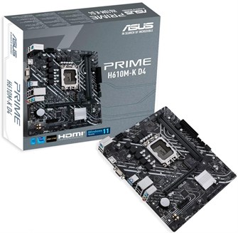 Материнская плата mATX ASUS PRIME H610M-K D4 107464