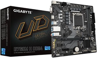 Материнская плата mATX GIGABYTE B760M H DDR4 107489