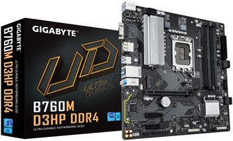 Материнская плата mATX GIGABYTE B760M D3HP DDR4 107509