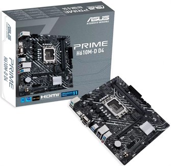 Материнская плата mATX ASUS PRIME H610M-D D4 107517