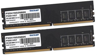 DDR4 16GB (2*8GB) Patriot Memory PSD416G2666K 107782