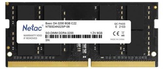 SODIMM DDR4 8GB Netac NTBSD4N32SP-08 108844