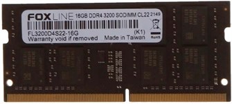 SODIMM DDR4 16GB (2*8GB) Foxline FL3200D4S22S-16G 108880